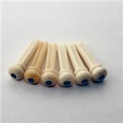 6 CHEVILLES GUITARE OS POINT EBENE 5.1mm