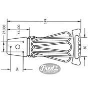 CORDIER STYLE GIBSON BYRDLAND CHROME