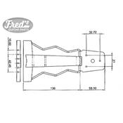 CORDIER STYLE GUITARE GIBSON ES175 CHROME