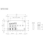 CHEVALET HARDTAIL GOTOH GTC102 CHROME 52.5mm