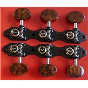 SCHALLER HAUSER GRANDTUNE CLASSIC BLACK SATIN SNAKEWOOD AXES BLANCS
