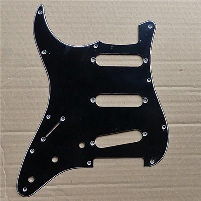 GAUCHER PICKGUARD SSS VINTAGE '62 NOIR 3 PLIS
