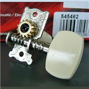 MECANIQUES GUITARE CLASSIQUE NICKEL INDIVIDUELLES BOUTON PLASTIQUE