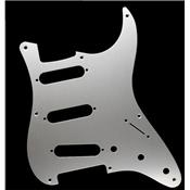 PICKGUARD SSS 8 TROUS SILVER ANODIZED CLASSIC VIBE