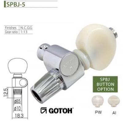 1 MECANIQUE 5° CORDE BANJO GOTOH SPBJ-5-AI