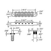 CHEVALET TUNOMATIC IMPORT TONEPROS TPFA-N ALUMINIUM NICKEL