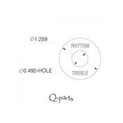 INVERSEUR SELECTEUR MICROS TYPE GIBSON LES PAUL RELIC CREME DORE