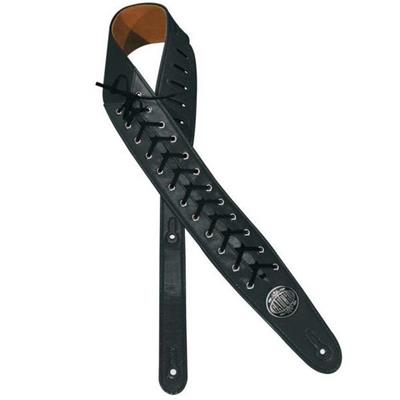 COURROIE GUITARE GAUCHO CORSET NOIR