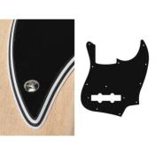 PICKGUARD JAZZ BASS BOSTON NOIR 4 PLIS