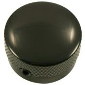 1 BOUTON WD CRANTE ALUMINIUM NOIR 6.35mm