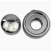1 PETIT BOUTON ETAGE DOME CHROME ALLPARTS (8/6mm)