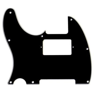 GAUCHER PICKGUARD TELE NOIR 3 PLIS H HUMBUCKER WD