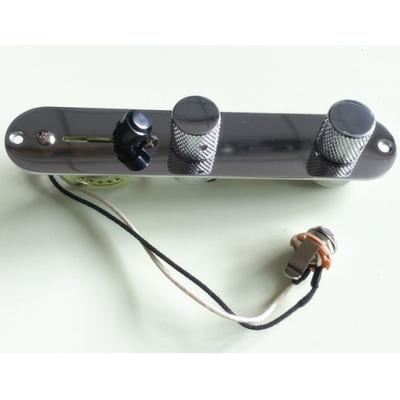 PLAQUE DE CONTROLE CABLEE TELECASTER 4 POSITIONS CHROME