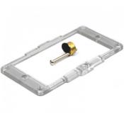 1 CONTOUR MICRO DUESENBERG ART DECO PLEXI SILVER MANCHE (4mm)