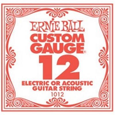 6 CORDES A L'UNITE ERNIE BALL SLINKY GAUGE 12