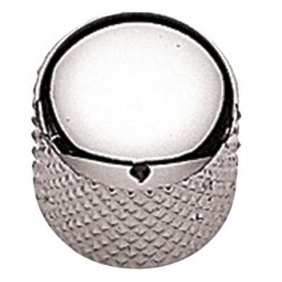 1 BOUTON DOME CHROME METAL 18.2x18.4x6mm