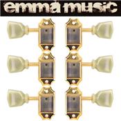 MECANIQUES 3x3 GOTOH SD90G DOREES FORME GIBSON BOUTON PEARLOID