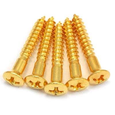 6 bridge mounting screws gold