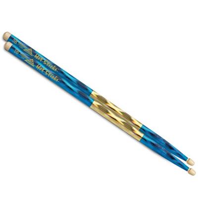 6 PAIRES DE BAGUETTES MACROLUS XL HOT STICK 5A METALLIC OPTIC 3D BLUE