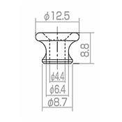 2 ATTACHE-COURROIE GOTOH EP-B1 GIBSON STYLE DOREES
