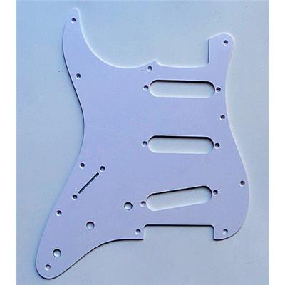GAUCHER PICKGUARD SSS VINTAGE '62 BLANC 1 PLI BOSTON