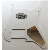 PICKGUARD H BLANC 1 PLI HUMBUCKER 1 VOLUME GAUCHER