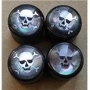 1 BOUTON DOME ROUND WARWICK NOIR SKULL