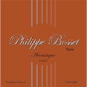 PHILIPPE BOSSET ACOUSTIC STRINGS PHOSPHOR BRONZE EXTRA LIGHT 010-047