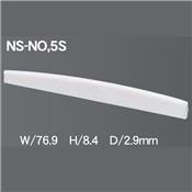 SILLET CHEVALET GUITARE PLASTIQUE FOLK 76,9x8.4x2.9mm