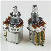 POTENTIOMETRE 500K PUSH/PULL DPDT LINEAIRE METRIQUE