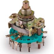 SELECTEUR MEC ROTARY SWITCH 6 POSITIONS 9 POLES POUR 2 MICROS IDENTIQUES