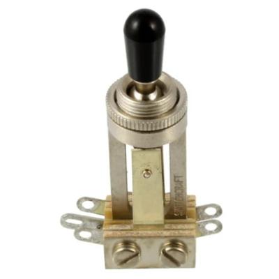 SELECTEUR TOGGLE 3P LONG DROIT SWITCHCRAFT US NOIR