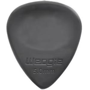 3 MEDIATORS WEDGIE PICKS RUBBERS 5mm HARD