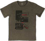 T.SHIRT MARSHALL LIVE FOR MUSIC KHAKI TAILLE S