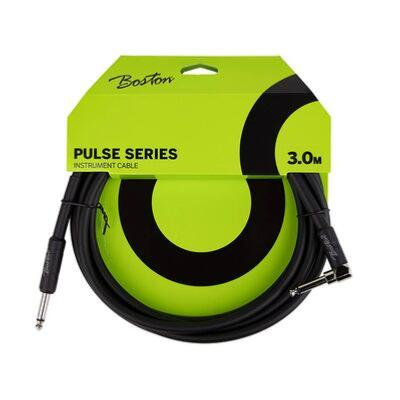 CABLE DROIT/COUDE BOSTON PULSE NOIR 3 mètres