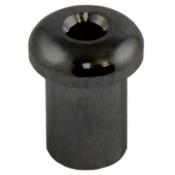 6 FERRULES BODY GUITARE TOP NOIRES 4x5x8mm