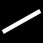 1 FILET BINDING ABS BLANC TYPE LES PAUL 8x1600x1mm