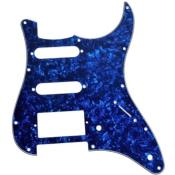 PICKGUARD STRAT SSH PEARL BLUE HUMBUCKER AVEC CAPOT